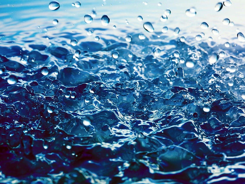 Backgrounds Blue Water Droplets, blu ray drop water HD wallpaper | Pxfuel