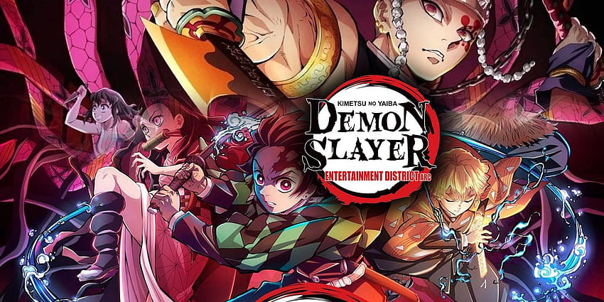 Demon Slayer: Charakterführer für den Entertainment District Arc, Kimetsu no Yaiba Staffel 2 HD-Hintergrundbild