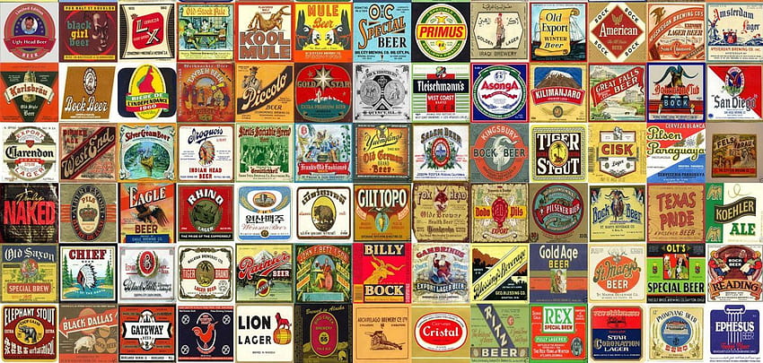 Beer alcohol drink poster collage tile tiles HD wallpaper