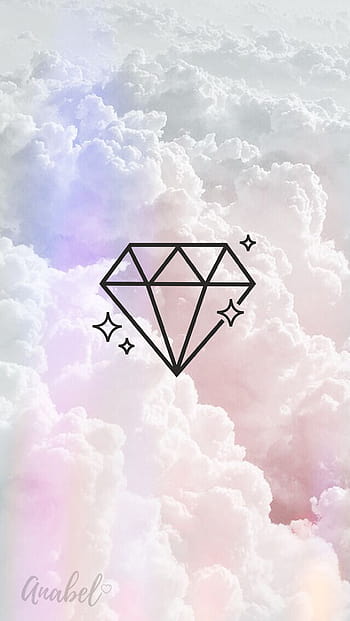 Diamond  Logo de diamante Fondos de pantalla de iphone Girly wallpaper
