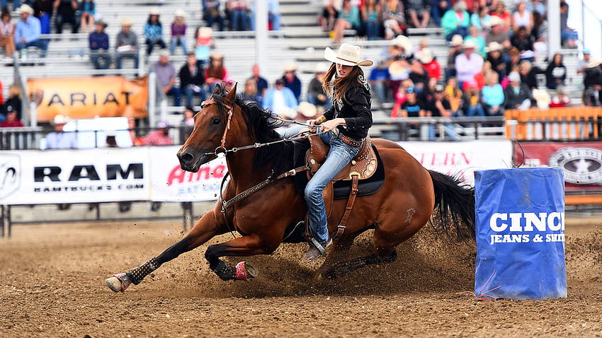 Emily Beerstra Tries out The World's Most Dangerous Sport: Rodeo, bronc riding HD wallpaper