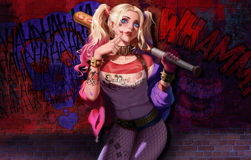 Sexy Harley Quinn Desktop Wallpaper - Girl, Figure, Girl, Bit, Tattoo, Tattoo, Art, harley quinn daddys lil  monster HD wallpaper | Pxfuel