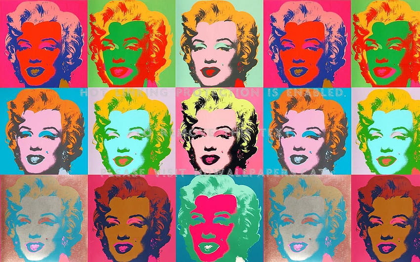 Warhol Marilyn Monroe 2 Pop Art Sechziger, 2pop HD-Hintergrundbild