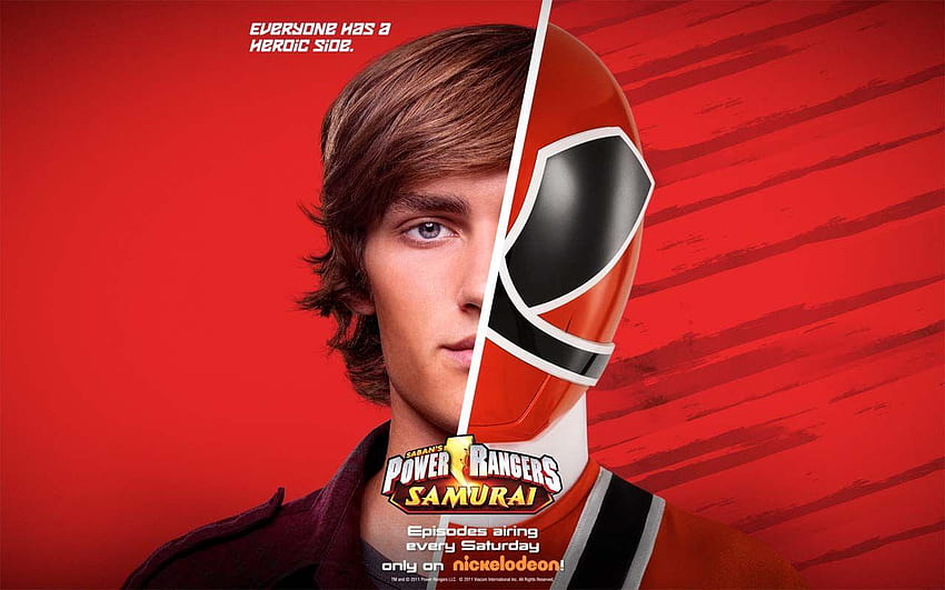 The Power Ranger Red ranger and backgrounds, power rangers super samurai HD wallpaper