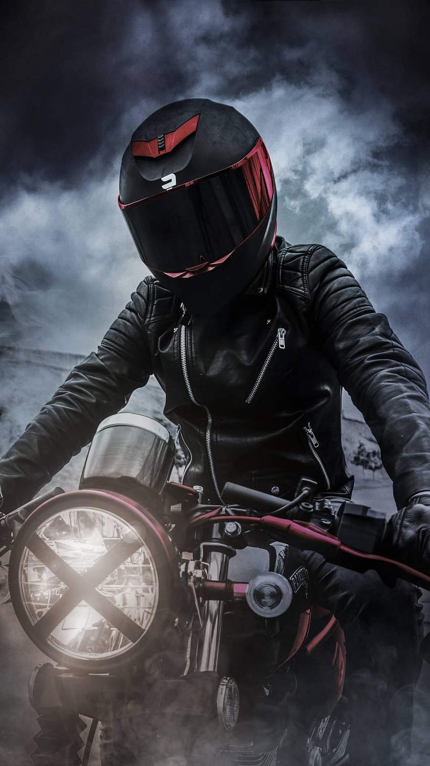 Motorcycle Rider IPhone, motorcycle helmet iphone HD phone wallpaper