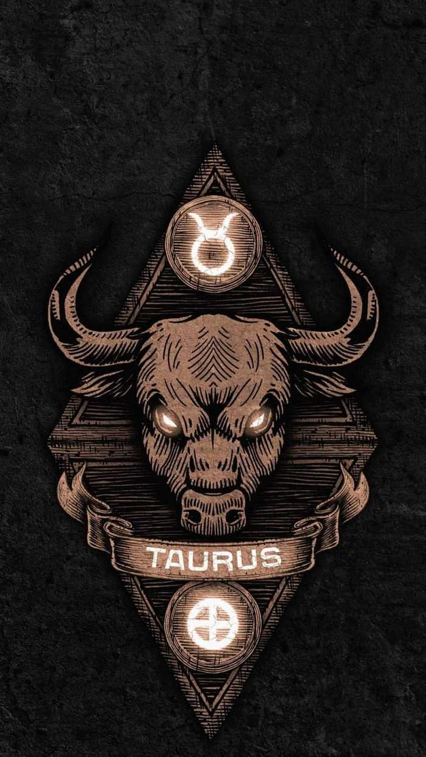 taurus symbol HD phone wallpaper