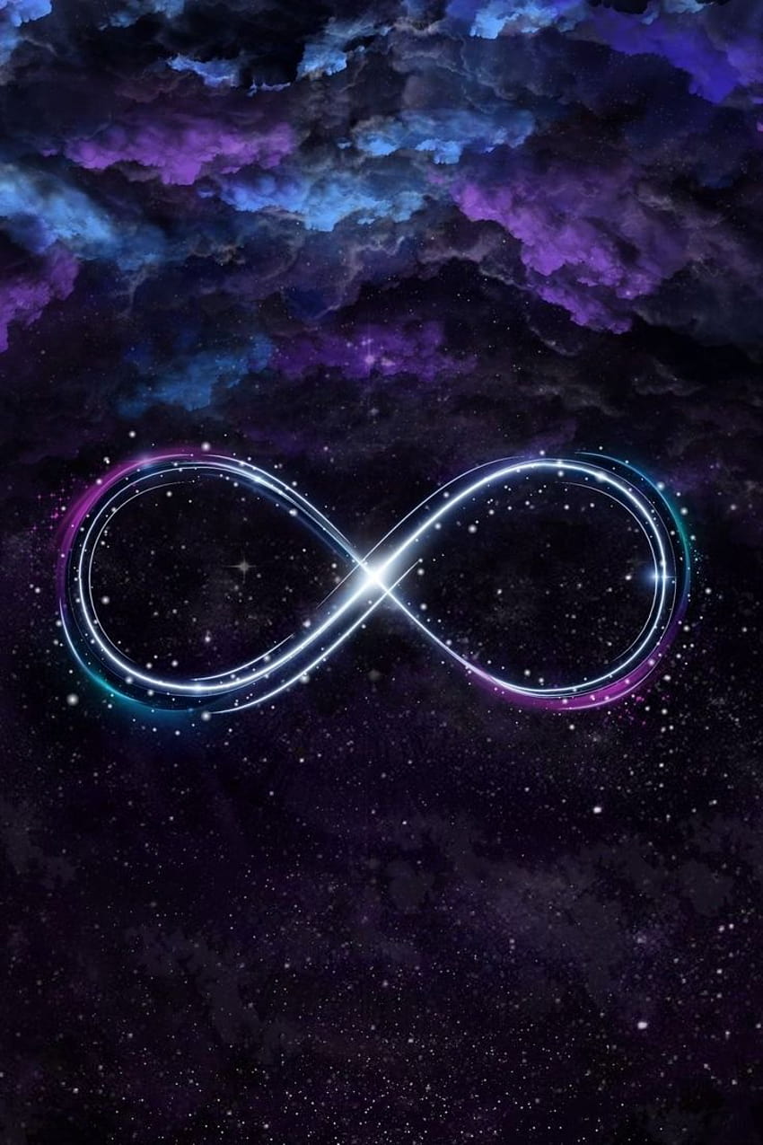 galaxy infinity sign . HD phone wallpaper