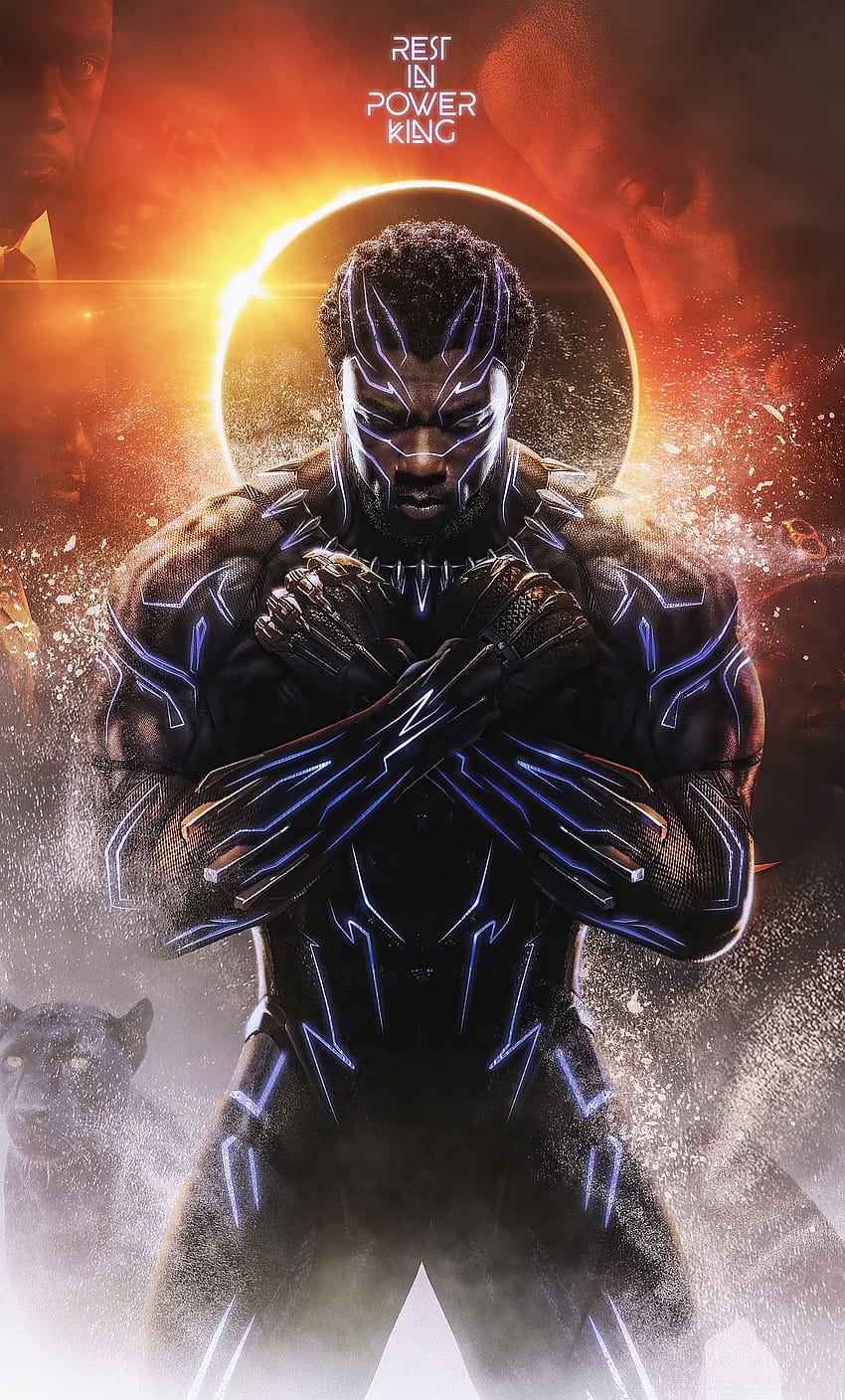 1280x2120 Black Panther Wakanda King 2020 iPhone , фонове и крал черна пантера HD тапет за телефон