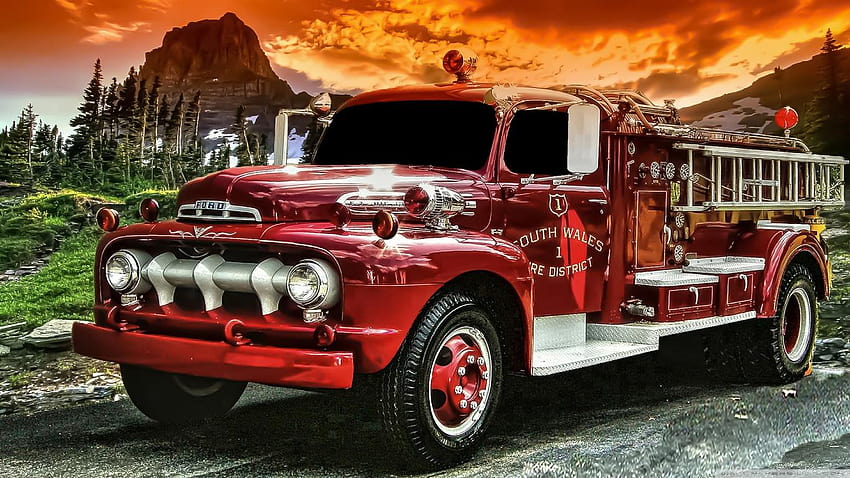 Fire Truck, fire engine HD wallpaper