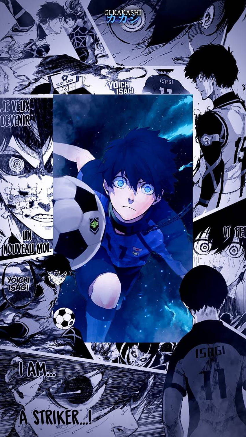 Isagi Bluelock by GLKAKASHI, blue lock manga HD phone wallpaper