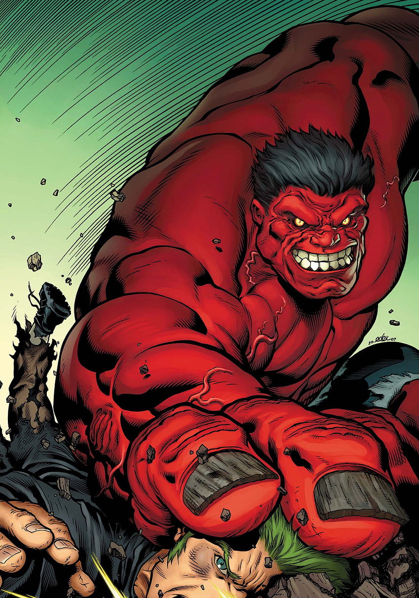 Maestro/Red Hulk Vs. DC team, maestro marvel HD phone wallpaper