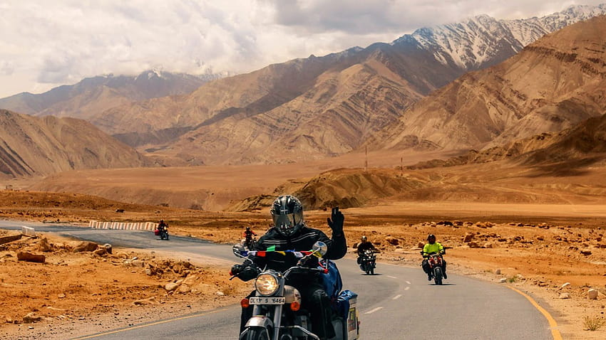 Ladakh Bike Trip HD тапет