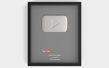 says 'not all creators who apply' for Creator Awards will receive  them, silver play button HD wallpaper