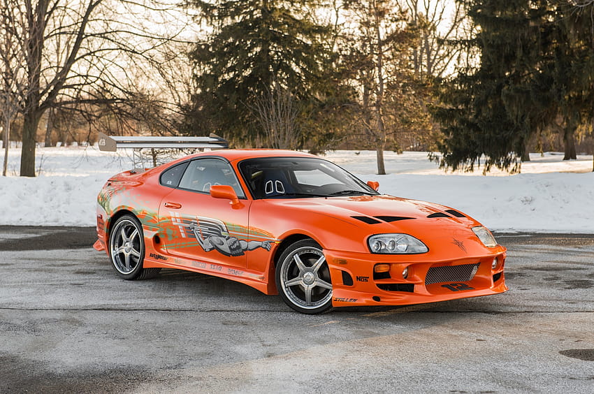 2560x1700 Toyota Supra, Orange, Racing, Cars, The Fast And The Furious for Chromebook Pixel, fast and furious sparco cars HD wallpaper