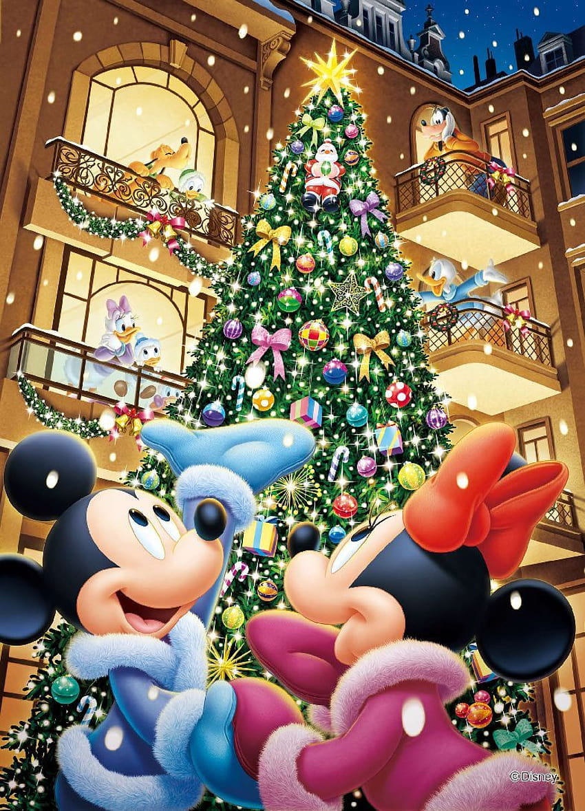 LaLa on All, xmas mickey mouse HD phone wallpaper