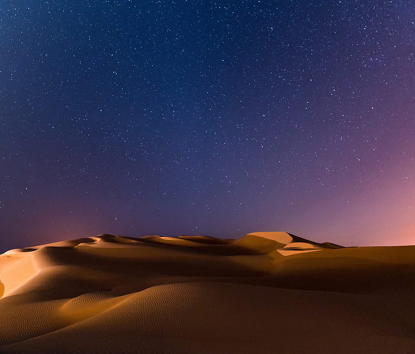 Noche del desierto árabe fondo de pantalla