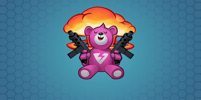 Fortnite Valenitesbear Bear Oso Rosa Pink Pada tahun 2019, pemimpin tim pelukan fortnite Wallpaper HD