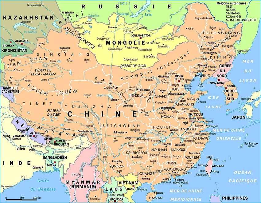 Qualità Cina, Paesi, mappa della Cina Sfondo HD