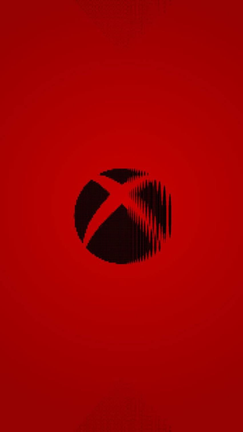 Red Xbox, red and black xbox logo HD phone wallpaper