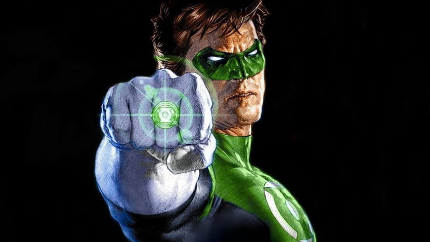Green Lantern Cartoon, green lantern hal jordan HD wallpaper