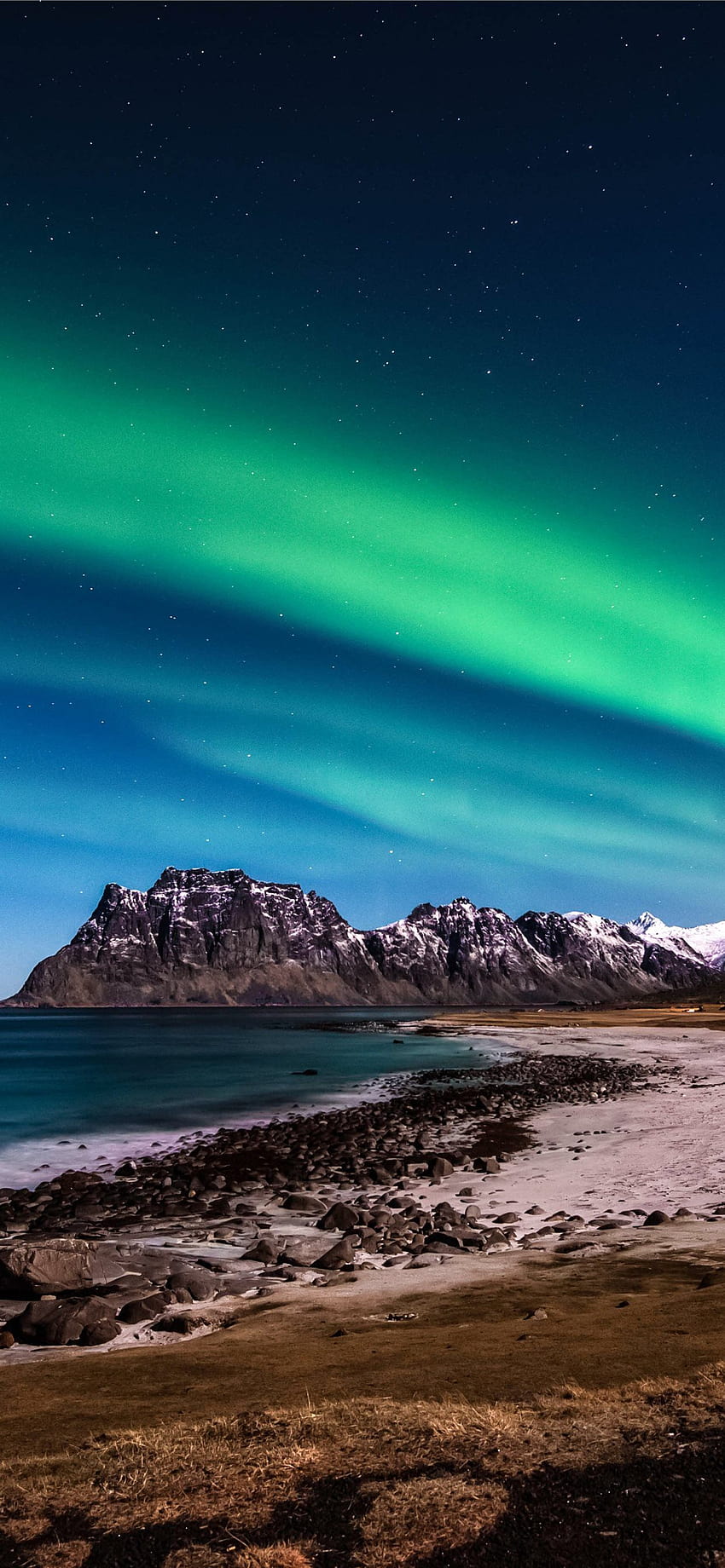 Norvegia Isole Lofoten Montagne iPhone X Sfondo del telefono HD