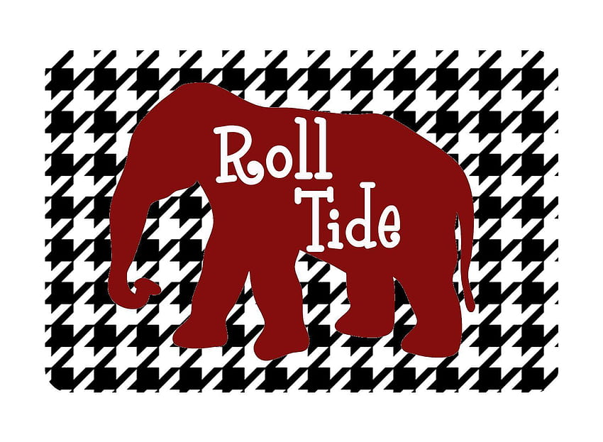 Alabama Houndstooth, roll tide roll HD wallpaper