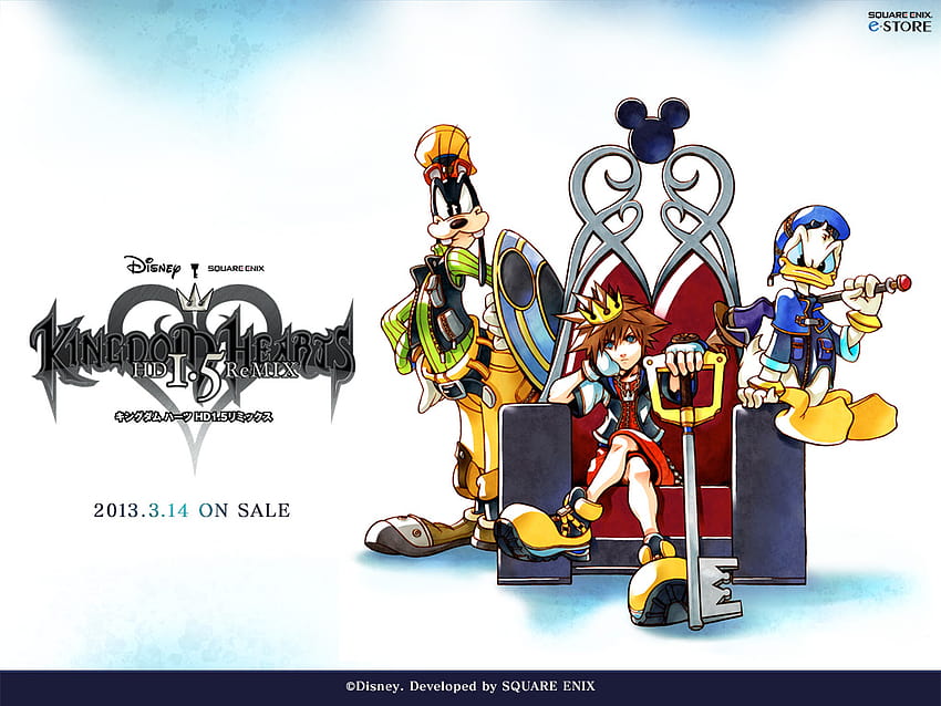 Kingdom Hearts 1.5 ReMix, kingdom hearts recoded HD wallpaper