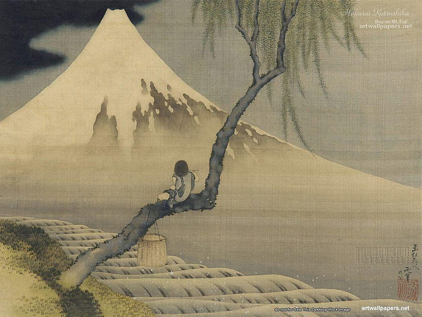 Katsushika Hokusai: 36 วิวภูเขาไฟฟูจิ วอลล์เปเปอร์ HD