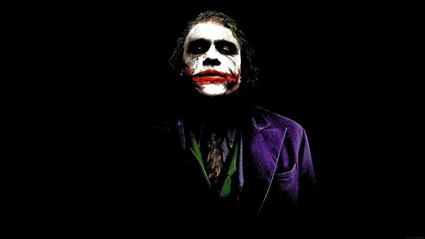 The Joker, Joker, DC Comics, black, Heath Ledger, joker heath ledger HD ...