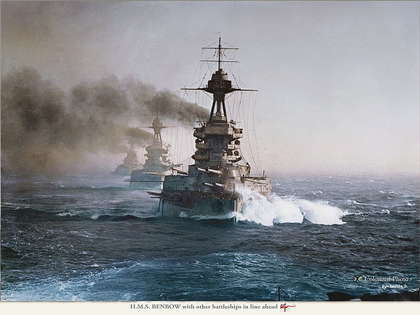 Color Pics of Royal Navy Battleships. HD wallpaper