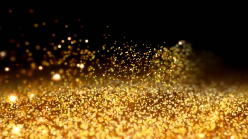 Златен прах с частици от вятъра Фонове [1280x720] за вашия мобилен телефон и таблет, прахови частици HD тапет
