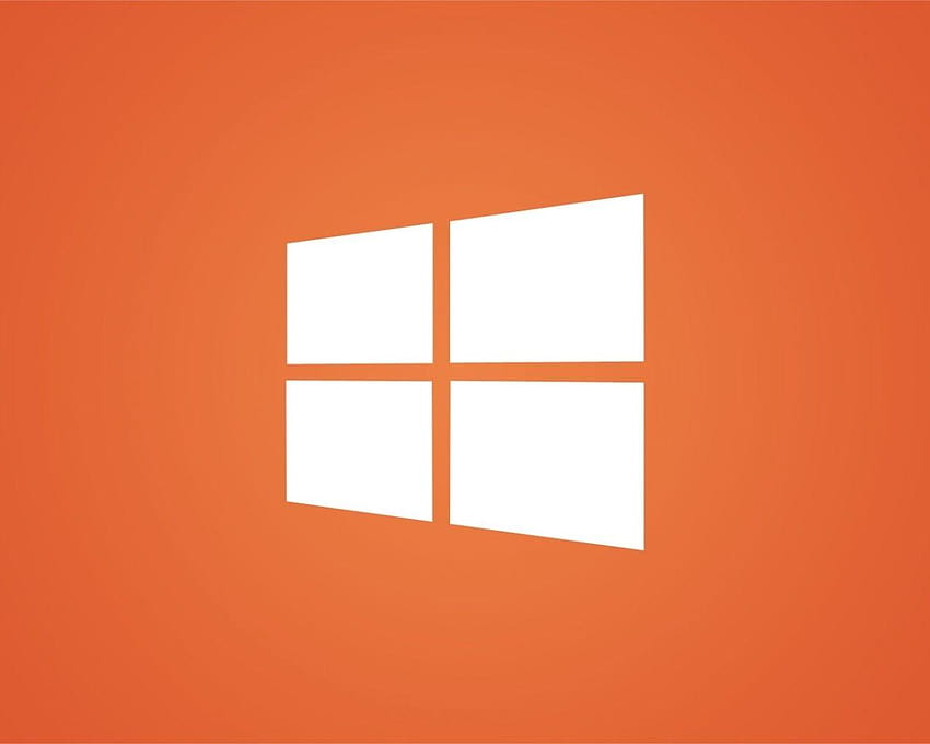 1280x1024 Clean Windows 8 White Logo on Orange PC and Mac, orange and white HD wallpaper