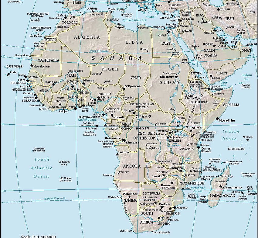 south africa map HD wallpaper