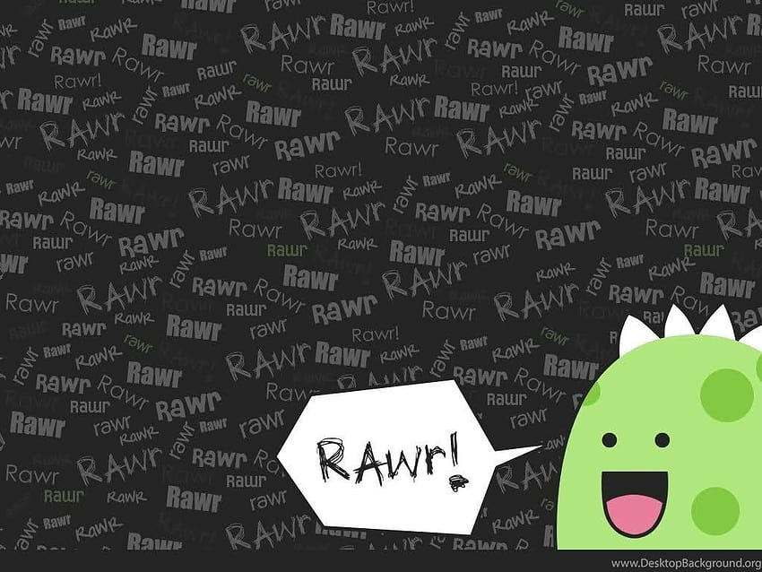 Rawr, Cute, Green, Background, Rawr, Cute ... Backgrounds Backgr… HD wallpaper