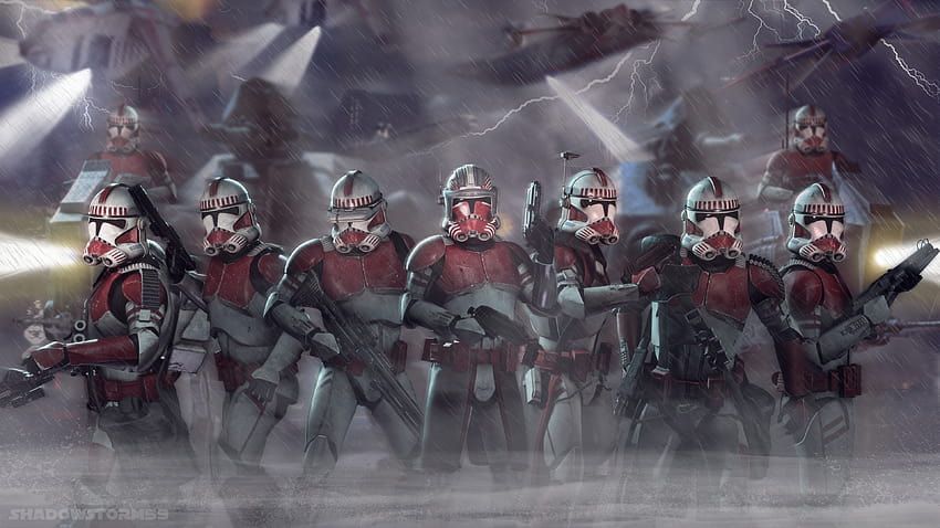 Las tropas de choque de Star Wars fondo de pantalla