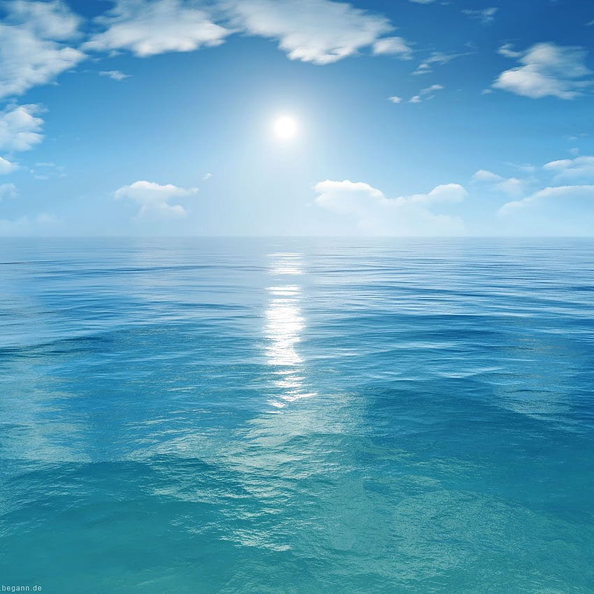 Дигитално изкуство Природа Океан Море Вода iPad, океанско изкуство HD тапет за телефон