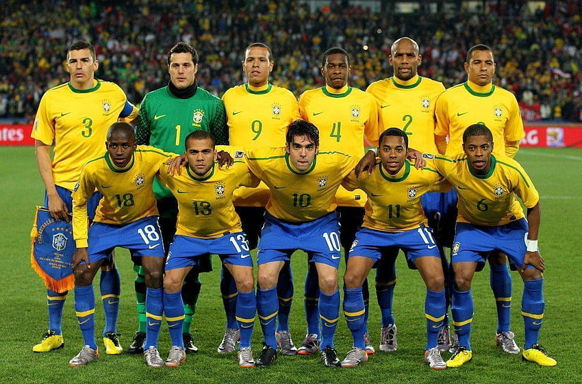 ฟุตบอลทีมชาติบราซิล ทีมบราซิล วอลล์เปเปอร์ HD