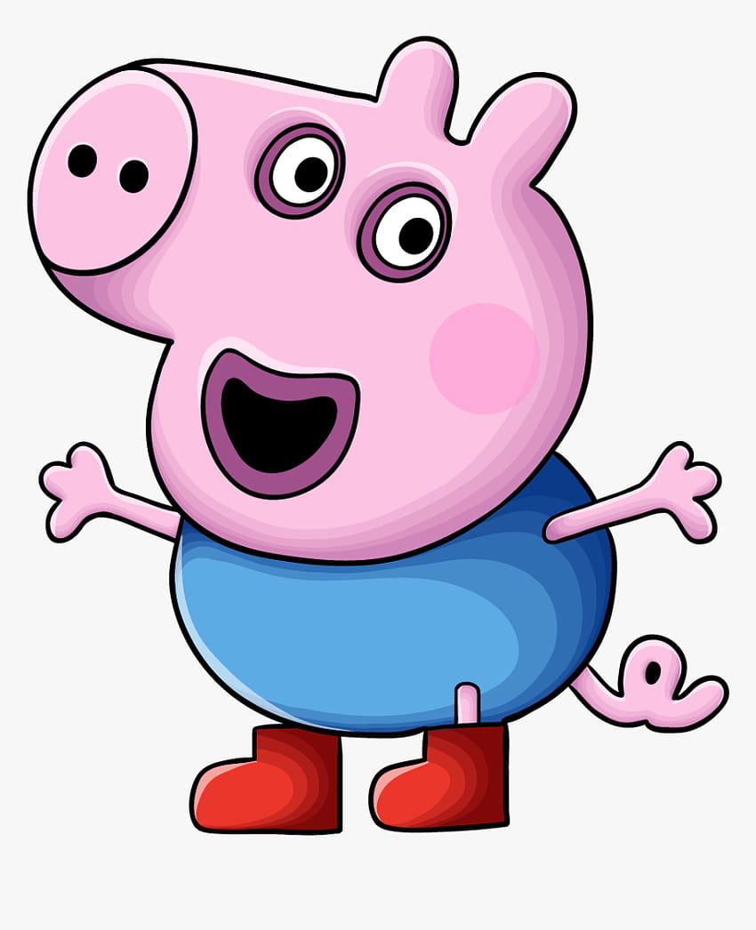 Peppa Pig Charaktere, Schweinchen Roblox George HD-Handy-Hintergrundbild