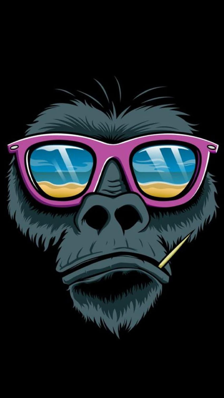 Monkey Cartoon Amoled Infinix Smart 4 Plus ⋆ Traxzee、アモルド アニメーション HD電話の壁紙