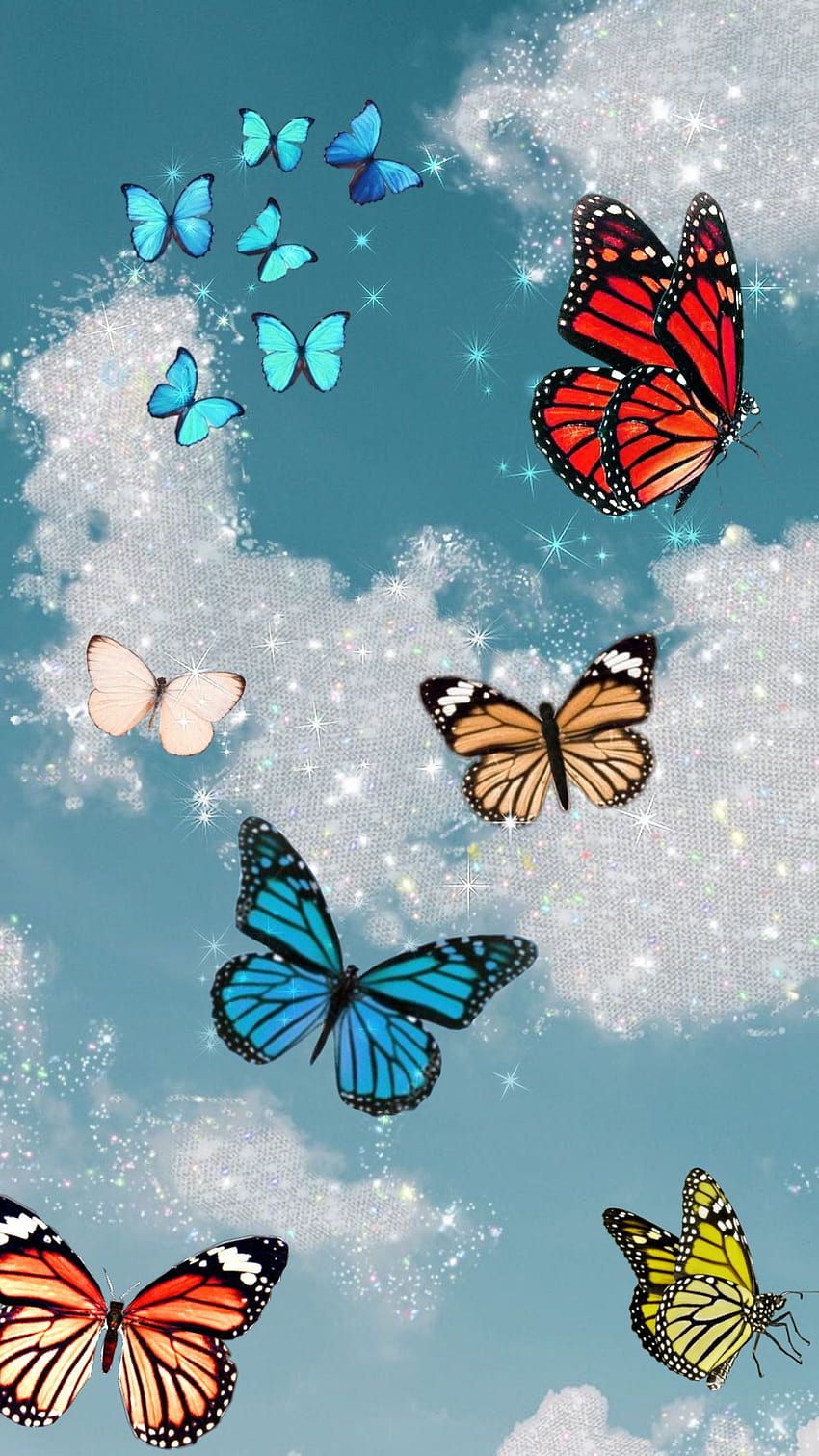 autumn renae on วอลเปเปอร์ in 2020, autumn aesthetic butterfly HD phone wallpaper