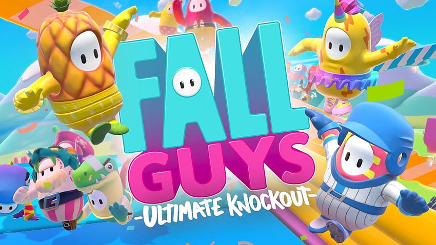 Fall Guys Ultimate Knockout • Trump, Jungs stolpern HD-Hintergrundbild
