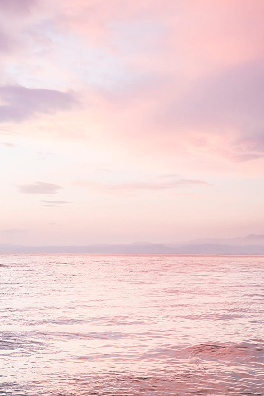 Pin an Bordwand, pastellfarbener Sonnenuntergang HD-Handy-Hintergrundbild