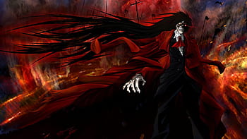 👽brini👽 on X: ☠ King of Vampires ☠ #Alucard #hellsing #anime #AnimeArt   / X