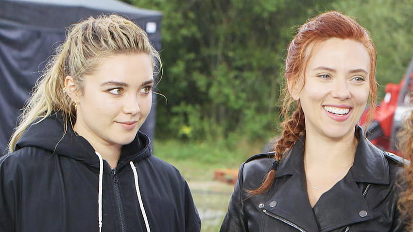 Scarlett Johansson and Florence Pugh Look Back on the Long Road to 'Black Widow' HD wallpaper