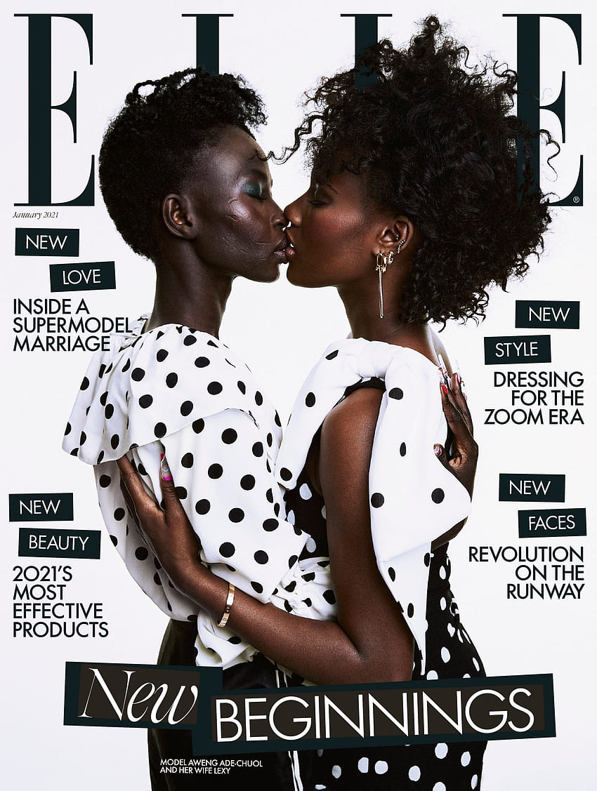 Why Elle's lesbian kiss cover is a major breakthrough for fashion, lesbian couple kiss HD phone wallpaper