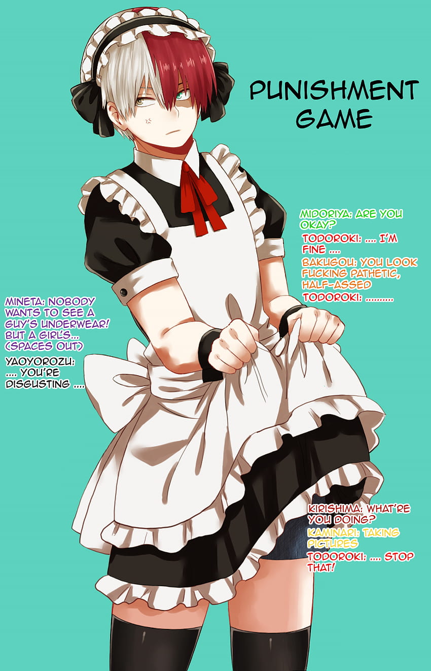 570 Anime ideas in 2021, todoroki as a maid HD phone wallpaper | Pxfuel