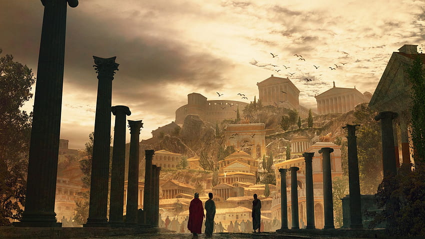 1025923 Titel Roman Empire Fantasy City Rom HD-Hintergrundbild