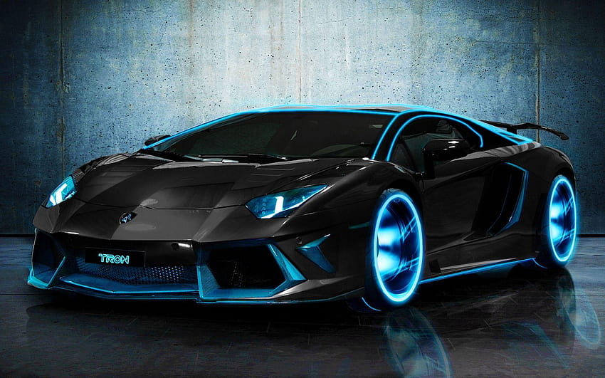 Lamborghini azul negro fondo de pantalla | Pxfuel