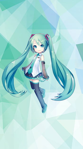 Miku Cute Chibi Cute Vocaloid HD phone wallpaper  Pxfuel