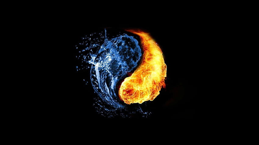 Fire And Ice , Abstract, HQ Fire And Ice, ไฟเย็น วอลล์เปเปอร์ HD